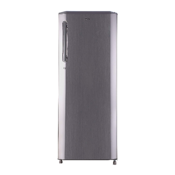LG 261 L 3 Star Direct Cool Single Door Refrigerator(GL-B281BPZX, Shiny Steel, Smart Inverter Compressor)